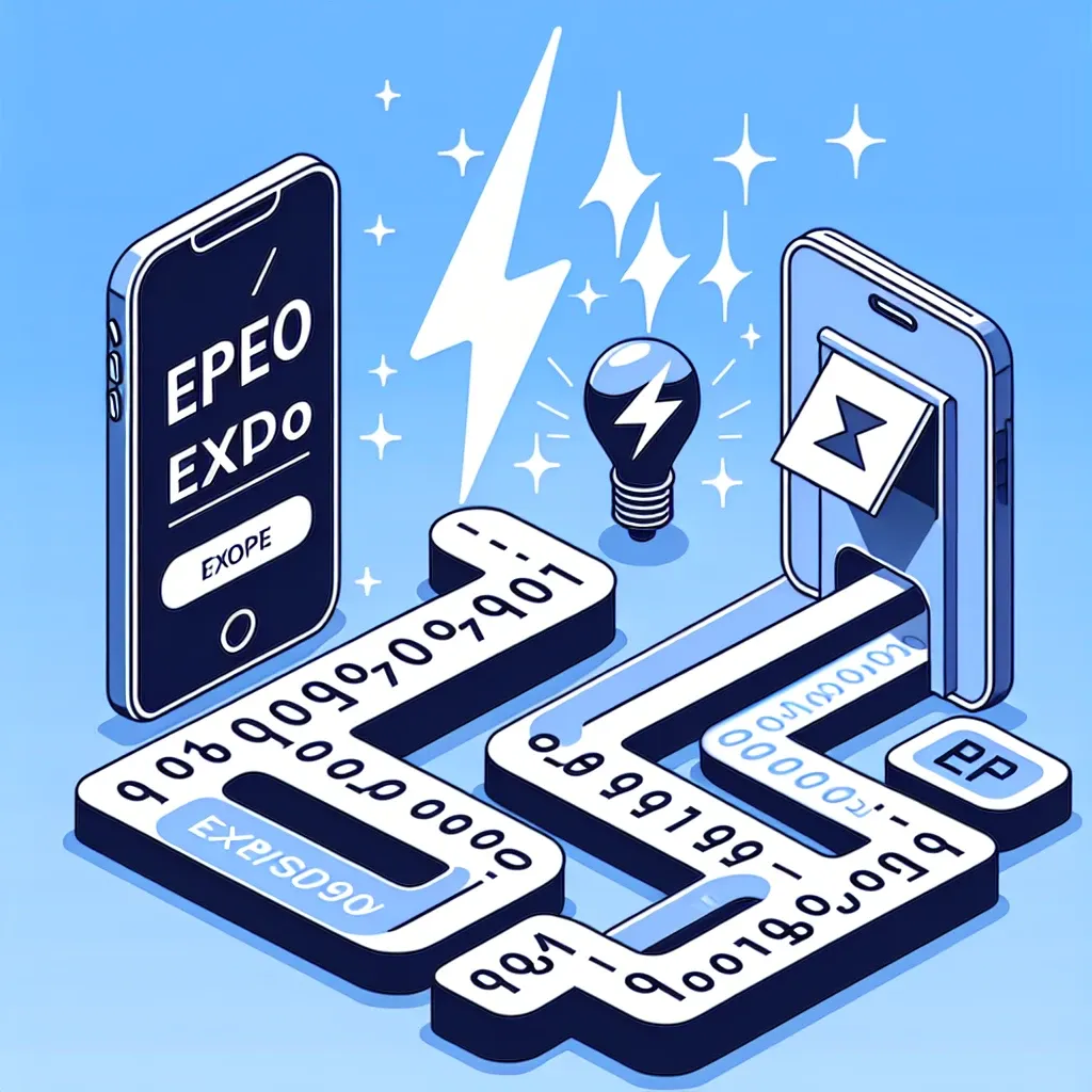 "코드 작성 없이 Bolt와 Expo를 연동하여 앱스토어에 앱을 출시하는 과정을 설명하는 이미지"